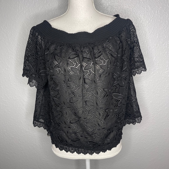 Karen Millen black off the shoulder top - Picture 6 of 8